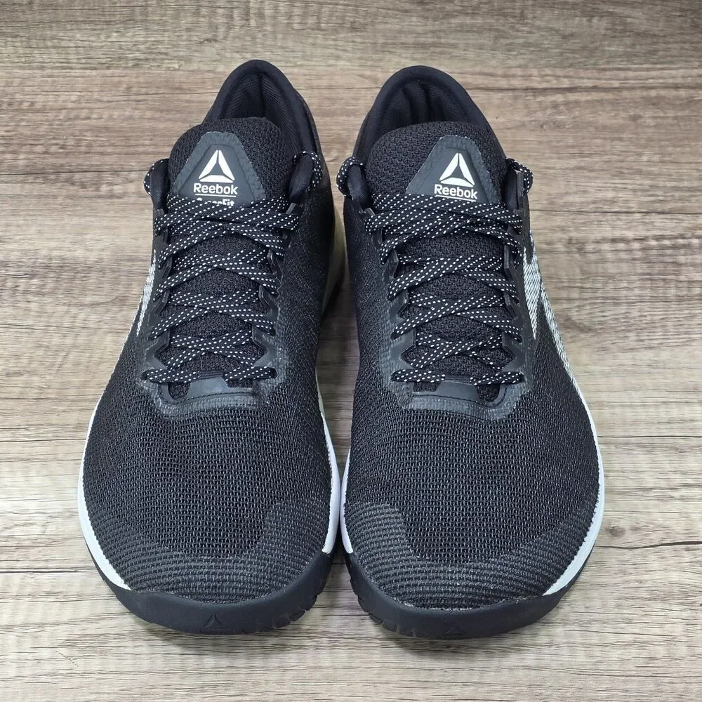 Reebok Nano 9 Men's Size 12.5 Black White Crossfit Athletic Shoes FU6826